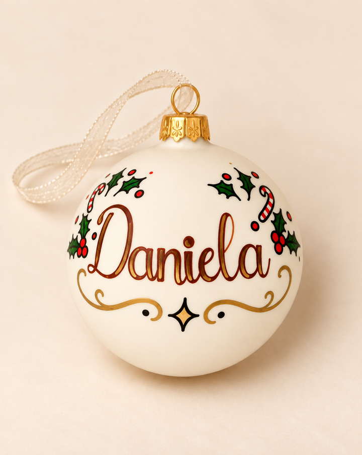 Pallina di Natale Nome Personalizzato