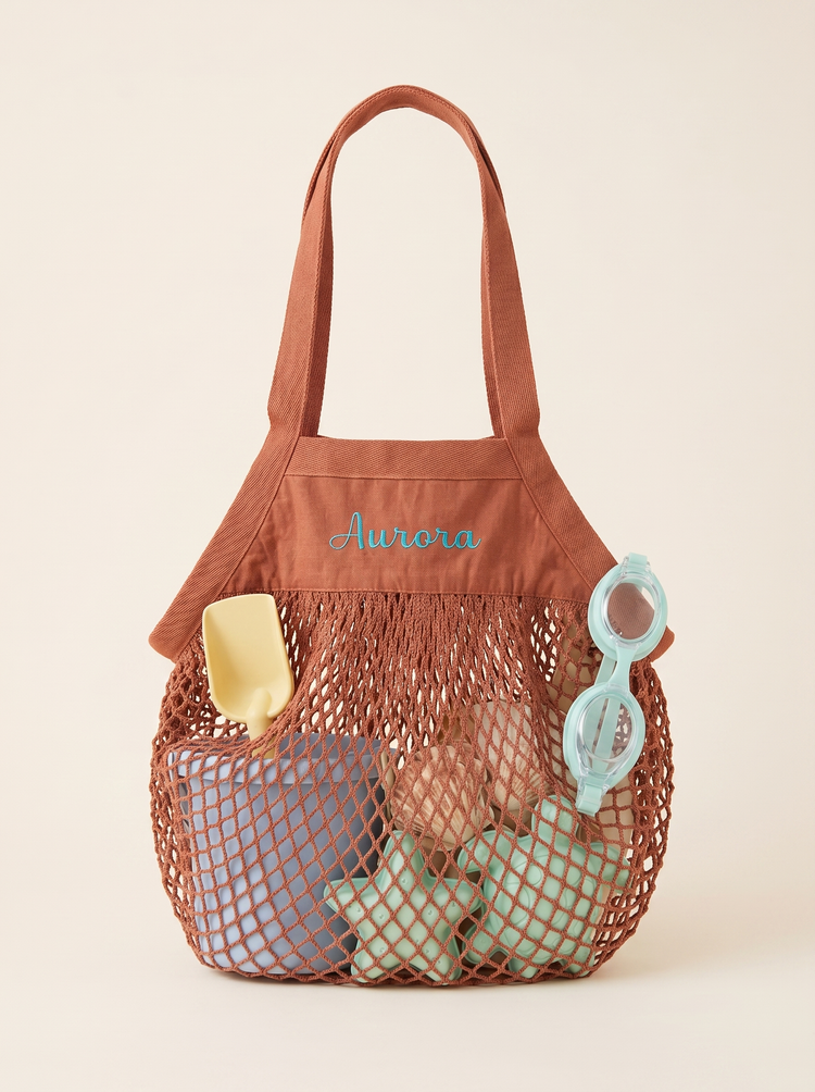 Borsa Rete Mare Personalizzata Con Nome