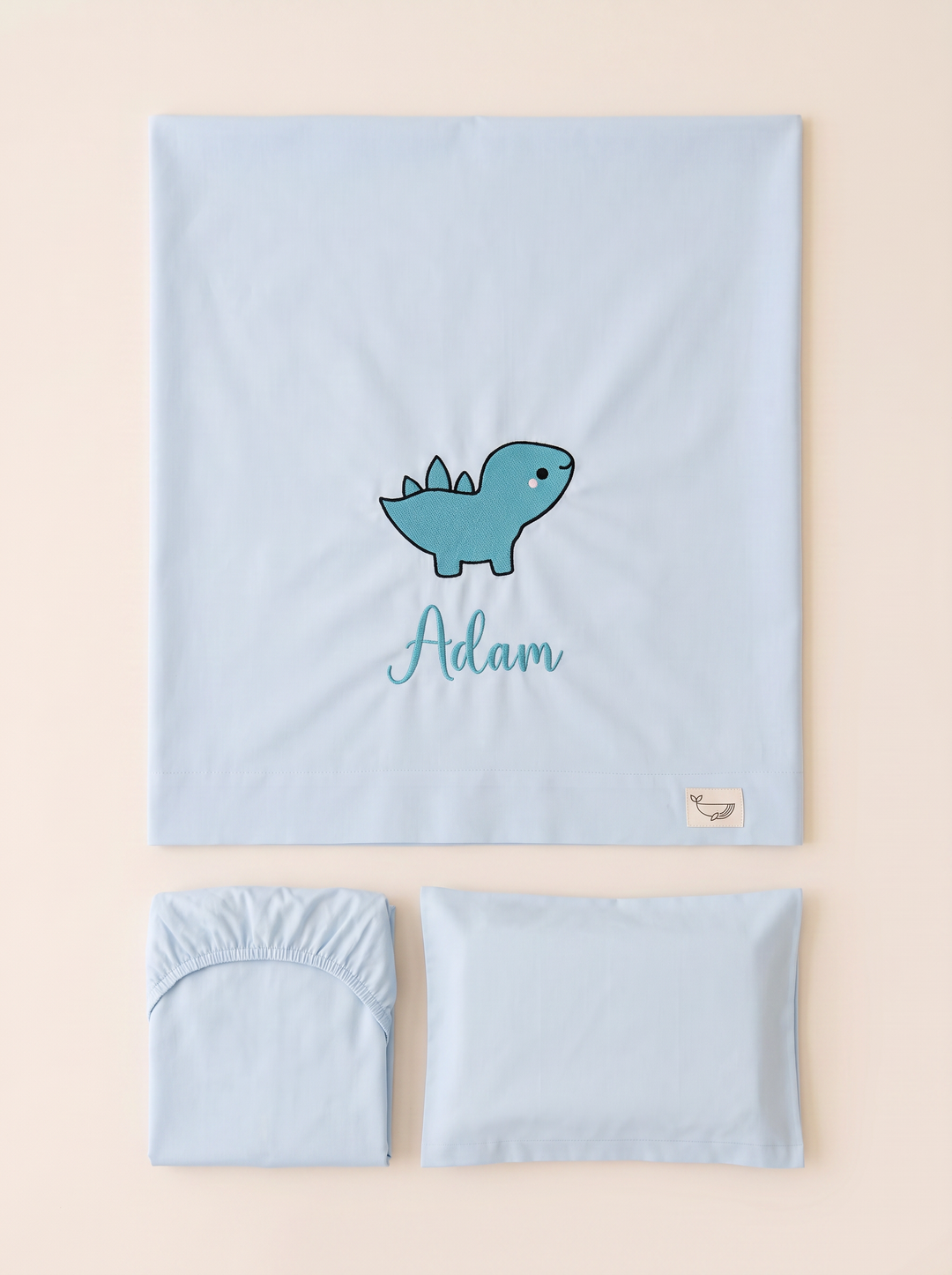 Set lenzuola ricamate in Cotone Design Personalizzato