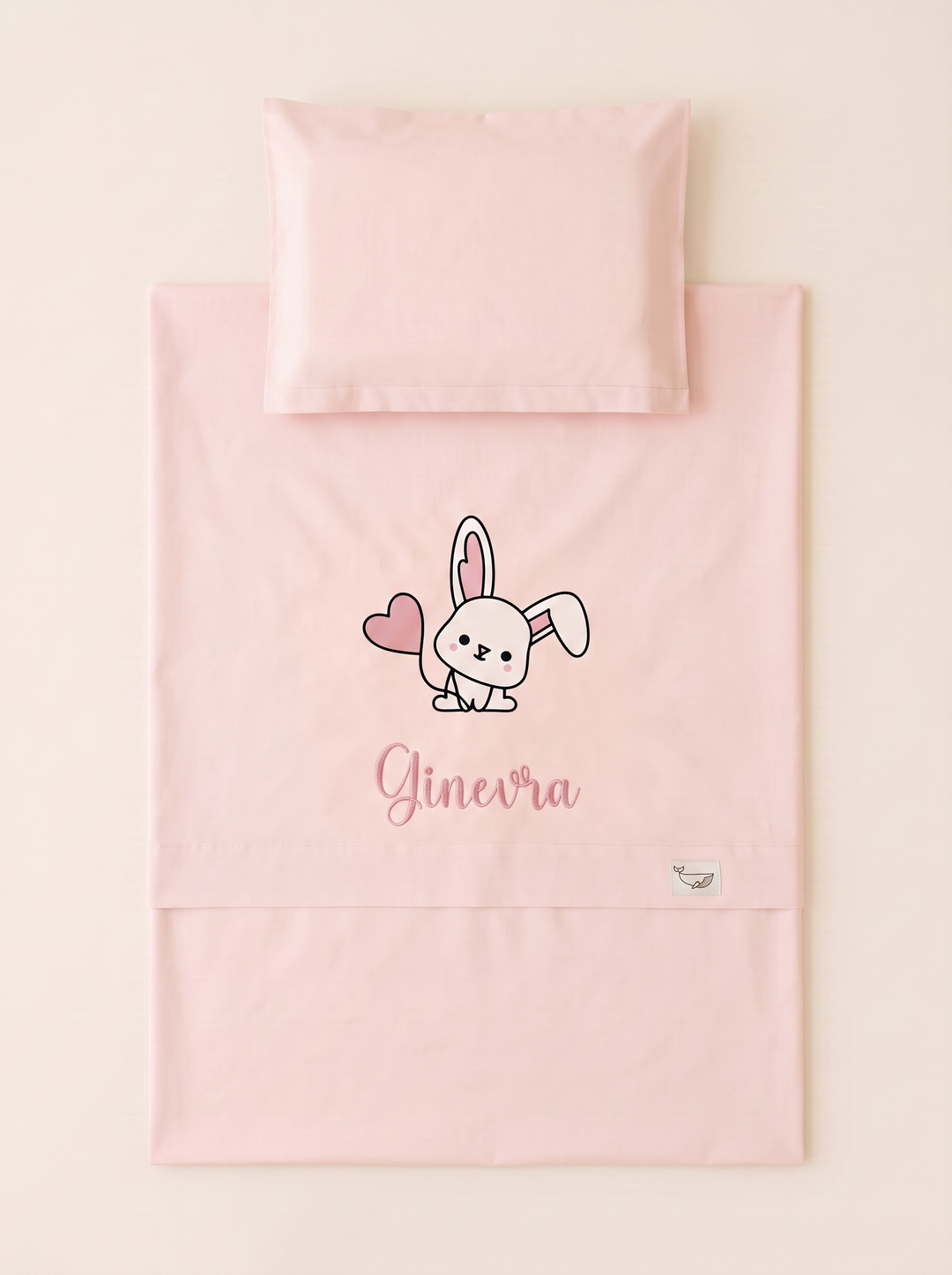 Set lenzuola ricamate in Cotone Design Personalizzato