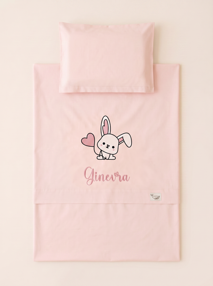 Set lenzuola ricamate in Cotone Design Personalizzato