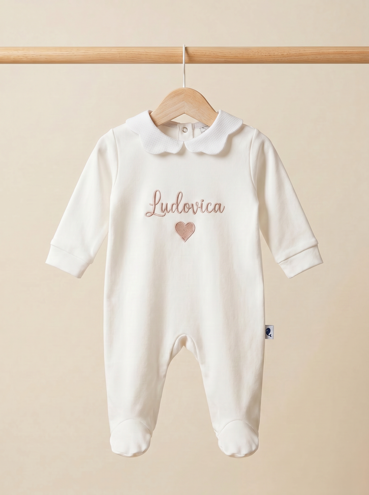 Tutina Cotone Collezione Nome Personalizzato
