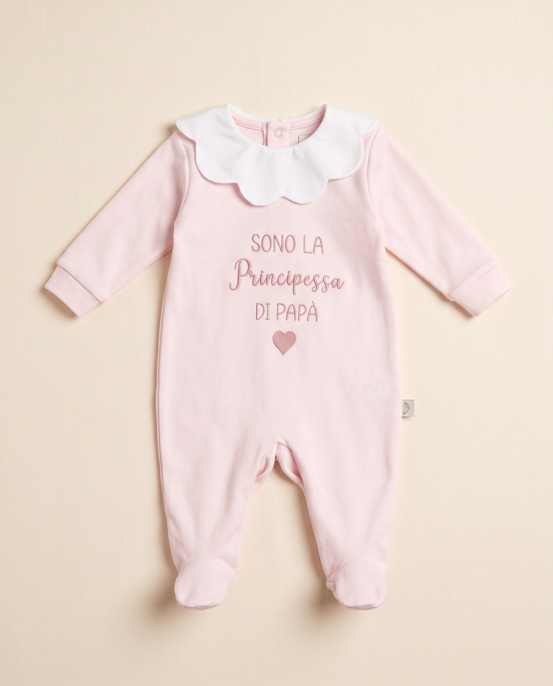 Tutina in ciniglia con Dedica personalizzata