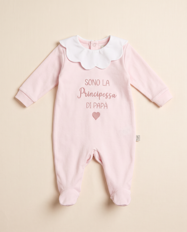 Tutina in ciniglia con Dedica personalizzata