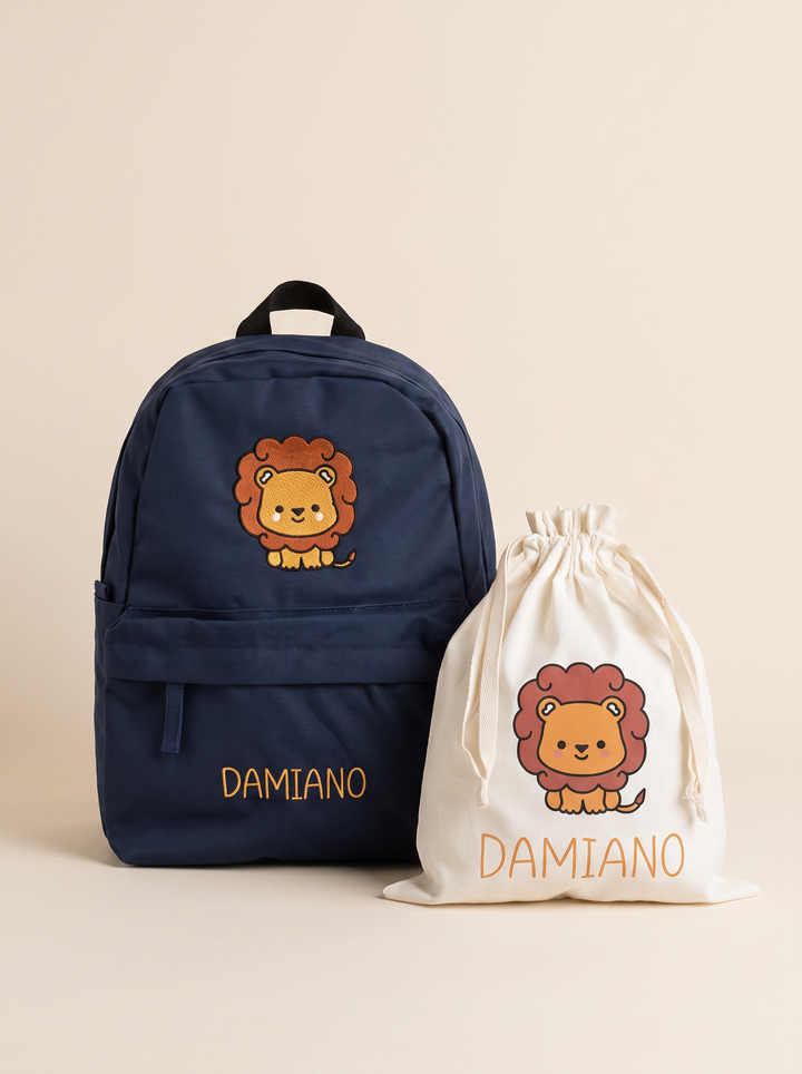 Zainetto Personalizzato Ricamo Eco-Friendly