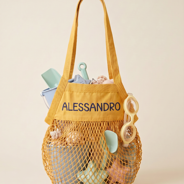 Borsa Rete Mare Personalizzata Con Nome