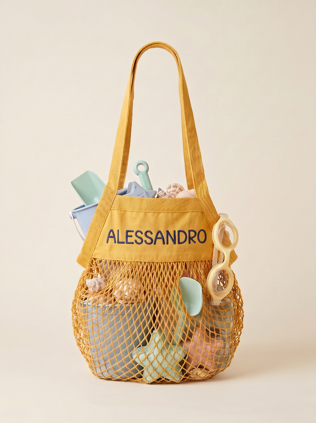 Borsa Rete Mare Personalizzata Con Nome