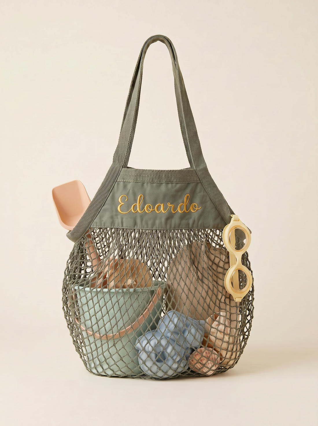 Borsa Rete Mare Personalizzata Con Nome