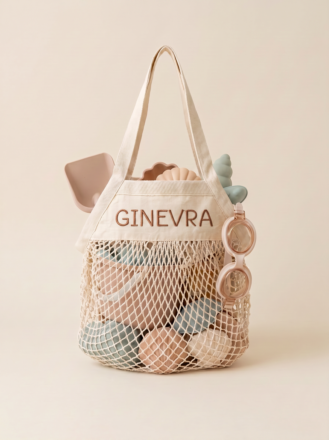 Borsa Rete Mare Personalizzata Con Nome