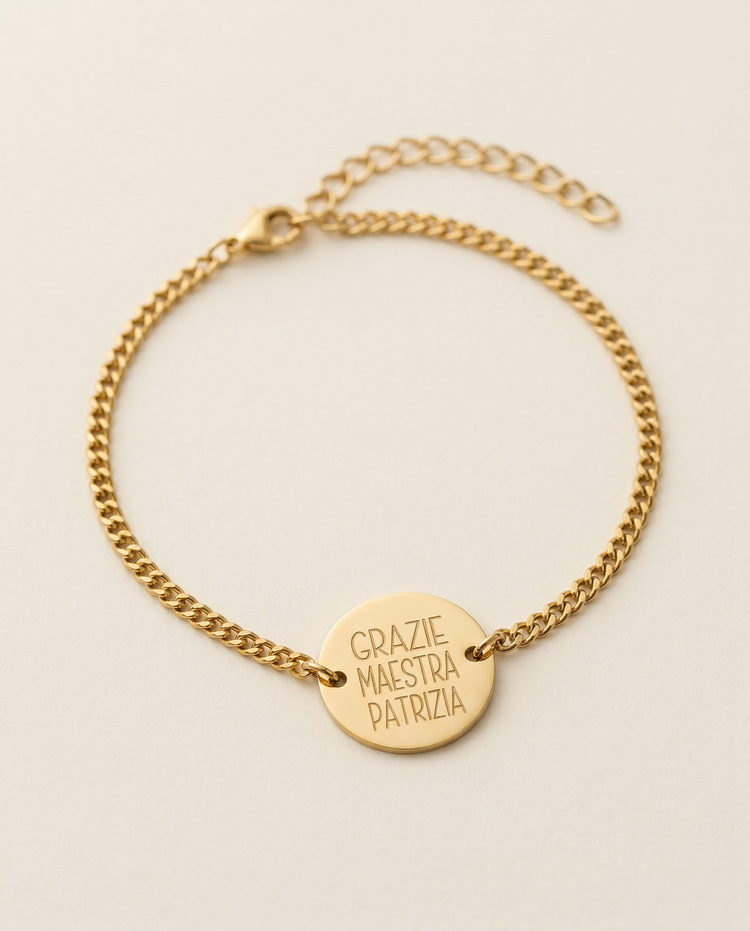 Bracciale Catena Personalizzato Maestra - Infants