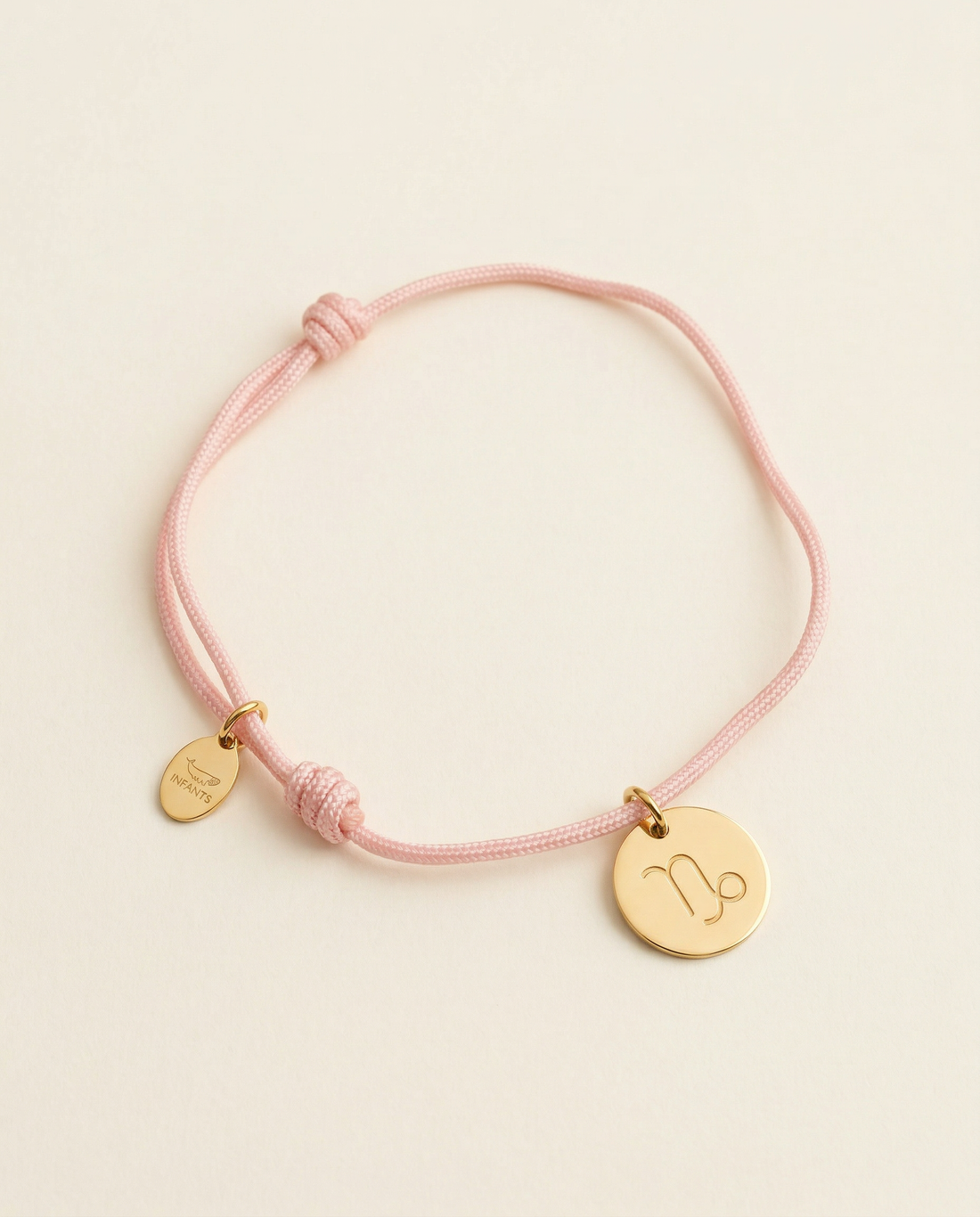 Bracciale Cordoncino Personalizzato con Segno Zodiacale e Data - Infants