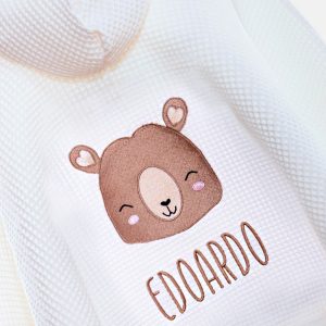 Poncho Orsetto Grigio 2-infant store abbigliamento bambini e neonati