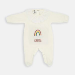 Tutina Arcobaleno 1 Grigio-infant store abbigliamento bambini e neonati